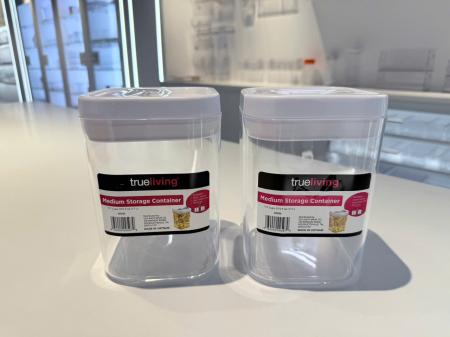 Plastic-Lid Storage Jar